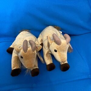 TY Beanie Goatee Goat Both WasMade In The 1998 SoftTouch NWTS ExcellentCondition